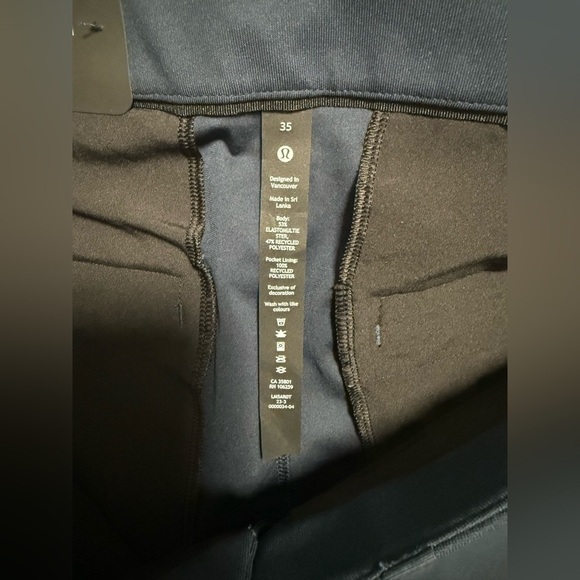 Lululemon ABC Commission Pants Mens 35x37 Chino Warpstreme Blue Performance - Picture 7 of 8